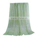 Voile Scarves & Wraps Rectangle White & Green Animal Lady Scarf thumbnail-1