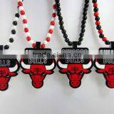 Wholesale Bulls Design Wood Necklace Acrylic Necklace thumbnail-1