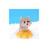 4mm Bicone Crystal 3d Beaded Lucky Dog Charm Iphone5 Ornament thumbnail-3