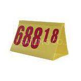 PVC Outdoor Price Sign Board With One Column For Display