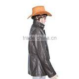 Black Cow Hide Soft Leather Jacket Available in All Sizes thumbnail-5