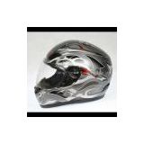 Grey Snell Full face Helmet