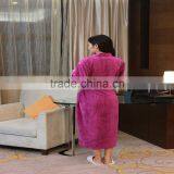 Trendy Design High Quality 100% Cotton Velour Bathrobe thumbnail-3