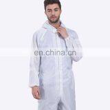 Custom Logo Polyester One-Piece Dust-proof Work Uniform Painted Work Coverall With Hat thumbnail-2