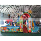 Inflatable Frozen bounce house with Slide