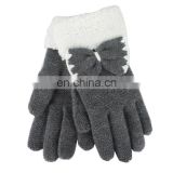thick knitted winter touch gloves