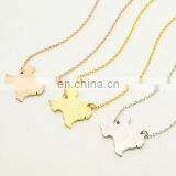 2017 New Trending Wholesale Gold/silver/rose Gold Plating us State Charms for Necklace thumbnail-1