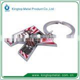 Customized Metal Rhinestone Letter m Keychain thumbnail-2