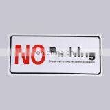 Wholesale Promotion Simple Style And Self Adhesive Type Custom Cheap No Parking Text Printed Aluminum Sign thumbnail-1