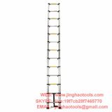 3.8m Aluminum One Time Closed Telescopic Ladder With Finger Gap