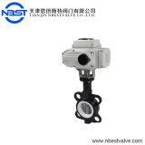 Medium Pressure Electric Tripple Offset Ss304 Wafer Motorized Valve thumbnail-4