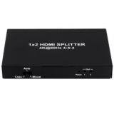 1x2 HDMI Splitter,HDCP2.2,Supports 3D,4Kx2K@60Hz(YUV 4:4:4),18G,HDR,EDID