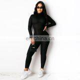 New Styles 2020 Women Solid Color Bodycon Jumpsuit Ladies Sportswear Long Playsuit Women Jumpsuit thumbnail-5