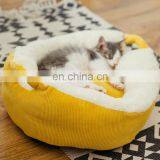 Winter Warming Pet Bed Washable Round Cat Bed With Soft Fleece Indoor Plush Dog Bed thumbnail-5