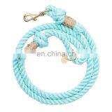 Wholesale Customized Multiple Color Durable Cotton Rope Dog Leash and Collar Set thumbnail-6