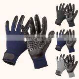 Manufacture Wholesale Massage Deshedding Hair Removal Brush Cleaning Pet Dog Cat Bath Grooming Glove For Dog Pet thumbnail-2