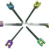 Competitive Price Orthopedic Implant Titanium Polyaxial Spinal Pedicle Screw System for Spine Surgery thumbnail-1