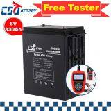 Csbattery 6V210ah Sealed-Lead-Acid AGM Battery for Forklift/Charger/Telecom/Power-Tools/Solar/Ali thumbnail-5