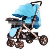 High Landscape Baby Stroller Factory Wholesale Lightweight Foldable Pram 2 in 1 Pushchair thumbnail-4