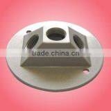 4 Inch Round Cover and Two Lampholders With 3 Holes,Die Cast Aluminum,Gray thumbnail-1