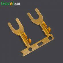 DJ4311-3.2 Fork Lug Horizontal Brass Horizontal 3.2 Fork Terminal thumbnail-3