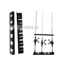 Wall-mounted ABS Fishing Rod Display Rack Fixed Base Support Storage Holder Collection Stand Tackle Accessories thumbnail-1