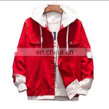 The New Listing Baseball Jacket Custom Fleece Denim Woman Man Windproof Down Sweatersuit Sweatsuit thumbnail-5