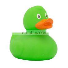 Eco Friendly Baby Plastic Pvc Vinyl Floating Squeaky Bath Duck Toy Set thumbnail-5