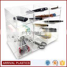 Acrylic 4-Shelf Office Supply Organizer Storage Drawer Case thumbnail-3