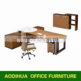 2015# Teak Wood Executive Office Desk With Square Legs KF-A03 thumbnail-1