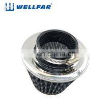Wellfar Universal Conical Filter High Flow Racing Performance Air Intake Sport Clamp Air Filter Parts thumbnail-3