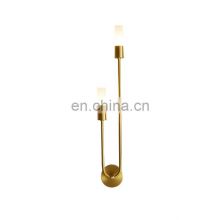 Nordic Bedroom Bedside Wall Light Industrial Style Simple Kitchen Modern Copper Glass LED Sconce