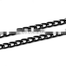 Fashion High Quality Metal Aluminum Link Chain Black