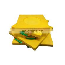 High quality wholesale multi use crane outrigger pads round anti skid protector bash plastic plate heavy duty anti