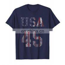 Round Neck American Flag Summer t Shirt Custom T-Shirts thumbnail-4