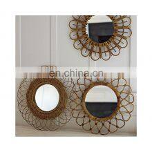 High quality rattan mirror handmade by Vietnamese craftsman - competitive price/ contact Krystal (+84 587 176 063)