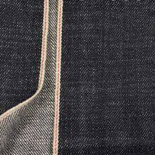 14.3oz Cotton Slub Right Twill Stretch Selvedge Denim With Deep Indigo for Men W38703 thumbnail-4