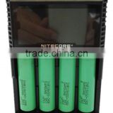 Best selling nitecore d4 18650 universal li-ion battery LCD battery portable battery charger