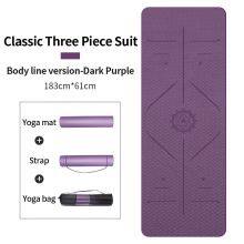 Eco Friendly Exercise & Workout Tpe Yoga Mat 6mm Tpe Material Eco Friendly thumbnail-4