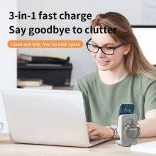 Trending Products 2023 New Arrivals 15W Fast Charging Smart 3 In 1 Wireless Charger Magnetic For Apple thumbnail-5