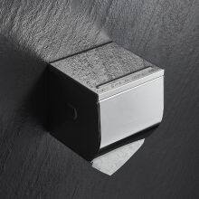 Wall Mount Paper Holder 304 Stainless Steel Toilet Paper Shelf Toilet Paper Box 333B thumbnail-2