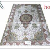 Handmade Chinese Weaver Pure Silk Industrial Carpet Polyester Microfiber Rug thumbnail-1