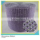 Rhinestone Plastic Mesh Plastic Crystal Rhinestone Mesh Rolls thumbnail-1