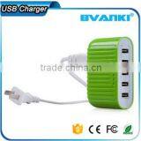 Low Price OEM Factory Supply CE ROHS FCC Approved Newest Portable Fast Multi USB Smart Charger 40w 5v 6a 5 Port Usb Charger thumbnail-6