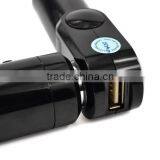 2015 New Arrival 3 in One Car Charger FM Transmitter A2DP Wireless Bluetooth Car Kit thumbnail-4