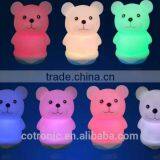 The Bear Portable Night-Light With Rainbow Color Change