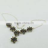 Lovely Kiss !! Multi Colour 925 Sterling Silver Necklace, Gemstone Silver Jewellery, Handmade Silver Jewellery thumbnail-3