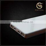 Free Custom LOGO High Capacity Three USB Output Mobile Power Bank 8000mAh thumbnail-4