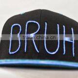 China High Quality Hip Hop Flat Led Lighted Fluorescent Hats and Caps thumbnail-5
