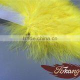 Natural Craft Marabou Turkey Feather Large Hand Fans thumbnail-3